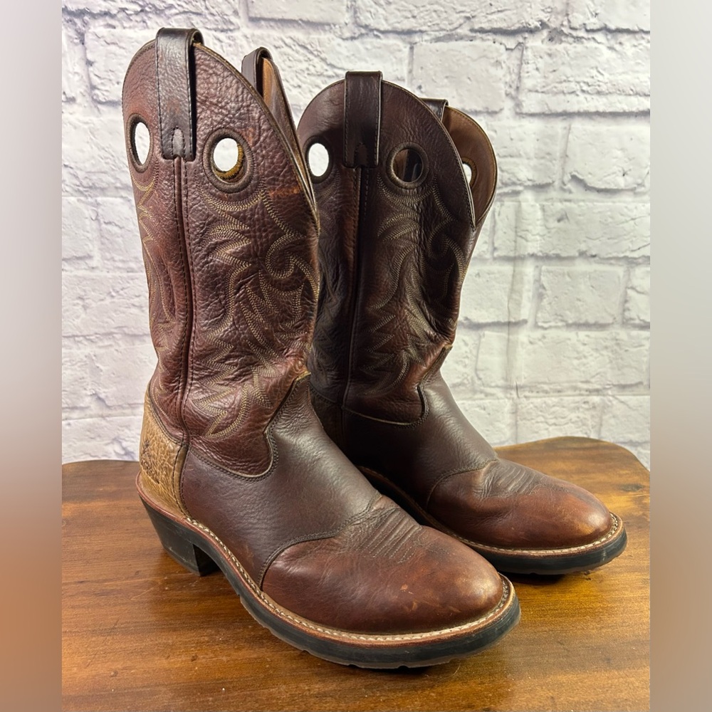 Rocky Dark Brown Cowboy Boots